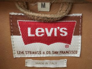 LVC Levi ' s Vintage Clothing Suede Trucker Jacket Tan M (40) 4