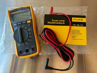 Fluke 117 Electrician ' s Multimeter,  True RMS,  Non - Contact,  - OPEN BOX 5