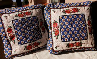 Pierre Deux Vintage Pillow Covers–