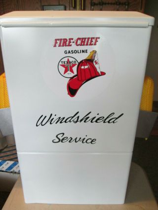 Vintage Gas Service Station Island Windshield Washer Paper Towel Dispenser Box