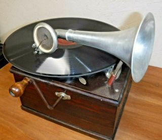 Rare Antique Trumpetone Phonograph Talking Machine Record Player N.  Y.