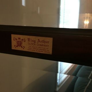 Unique King Arthur Vintage Grandfather Clock 6