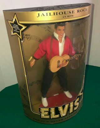 Elvis Presley Action Figure Jailhouse Rock 45 Rpm Nib