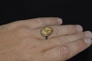 ANTIQUE 19 century Ring SILVER STYLE Memento Mori Skull VICTORIAN Doctor vanitas 4