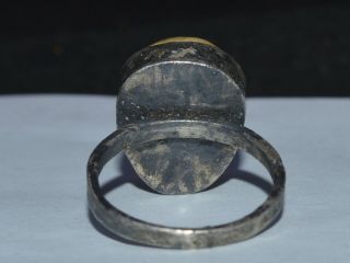 ANTIQUE 19 century Ring SILVER STYLE Memento Mori Skull VICTORIAN Doctor vanitas 5