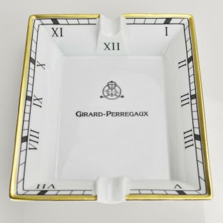 Vintage Girard - Perregaux Tourbillon Advertising Porcelain Ashtray Limoges? 2