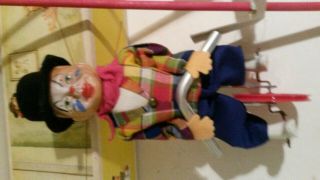 Fewo Germany tightrope walker clown toy 1950s era w box 5