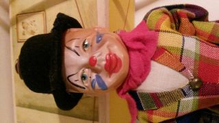 Fewo Germany tightrope walker clown toy 1950s era w box 6