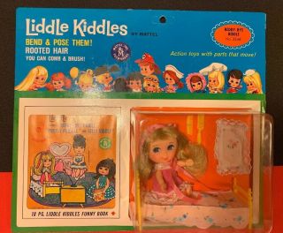 Liddle Kiddle Sears Exclusive Beddy By - Biddle Vintage On Card Vintage