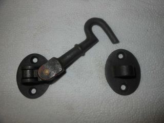 Military (?) Swing Around Strong Hold Lever / Hook Latch - Window / Door Stay