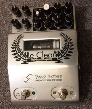Two Notes Le Guitar Preamp Pedal Vintage American And Crunch Jj Tube