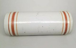 Advertising Red Wing Stoneware Rolling Pin McNEE & SONS BLAIRSBURG IOWA Antique 4