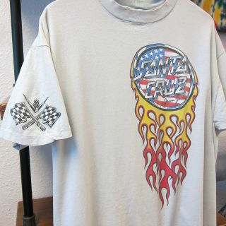Vtg 1990 Jason Jessee Santa Cruz Skateboards T - Shirt rare usa 80s 90s powell og 2