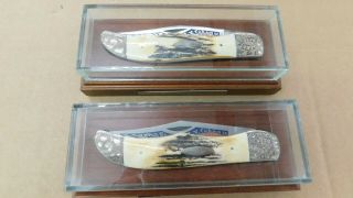 Vintage Case Xx 1976,  5165 American Spirit Bicentennial Knife,  Stag,