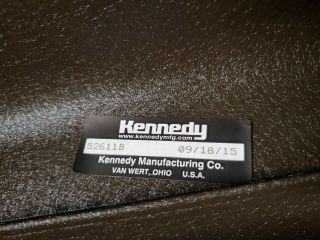Vintage Kennedy 52611 Machinists Chest 11 Drawer Steel Tool Box w/ Key 4