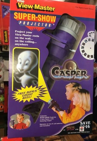 Vintage 1995 View Master Show Projector Casper Box Set Nib