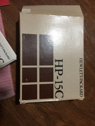 Vintage HP 15C Scientific Calculator Hewlett Packard 6