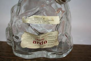 Vintage Murano Glass Luxardo Neodymium/Aleandrite Liqueur & Crystal Decanter 6