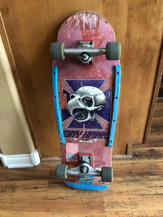 Vintage Powell Peralta Skateboard Tony Hawk Chicken Skull