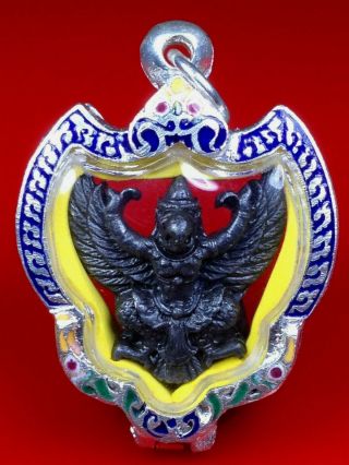 Old Phra Statue Garuda Lp Moon Thai Buddha Amulet