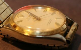 Vintage 1950 ' s ROLEX OYSTER PERPETUAL CHRONOMETER Men’s Watch 8