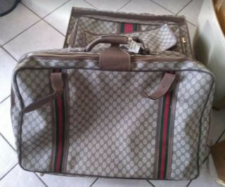 Authentic Vintage Gucci Travel Bag Luggage Suitcase Large 30 Inches 2