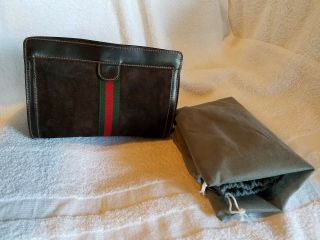 Vintage Gucci Clutch/handbag/purse With Storage Bag,  Never Been