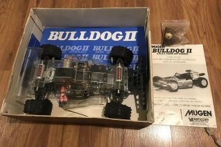 Rare Vintage Mugen Bulldog 2 RC Car W/Box Orginal Tires & Aristo - Craft Control 2