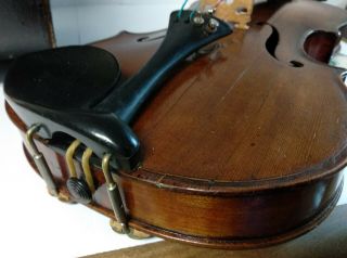 Antique RARE Paris violin fiddle labeled NICOLAS LUPOT FULL SIZE 4/4 for repair 10