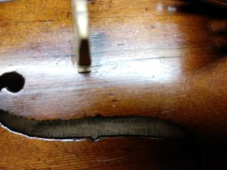 Antique RARE Paris violin fiddle labeled NICOLAS LUPOT FULL SIZE 4/4 for repair 2
