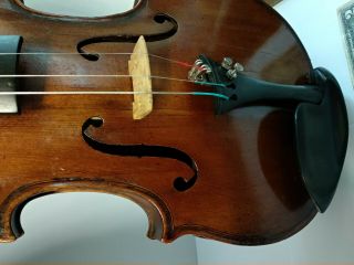 Antique RARE Paris violin fiddle labeled NICOLAS LUPOT FULL SIZE 4/4 for repair 6