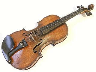 Vintage Full Size Violin One Piece Back French Jtl ? Fast 05118bp