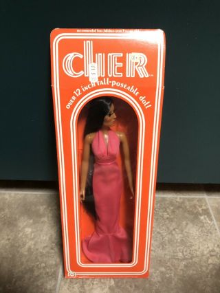 Vintage 1976 Poseable Cher Doll 12 " Mib