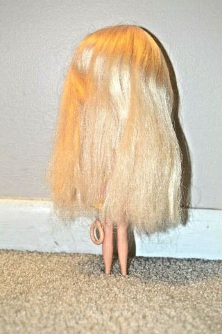 1972 Kenner Blythe doll Blonde side part Hair 7 line version Rare doll 6