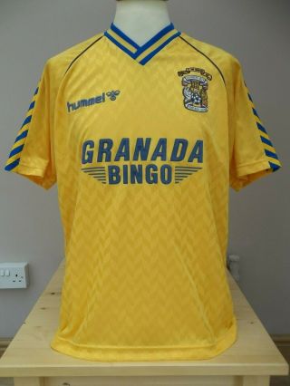 Vintage Coventry City Hummel Away Shirt 1987 Mens Large