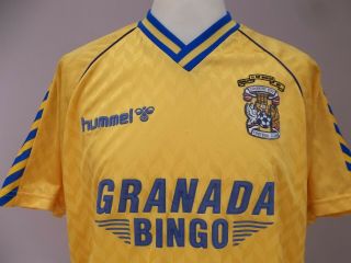 VINTAGE COVENTRY CITY HUMMEL AWAY SHIRT 1987 MENS LARGE 2