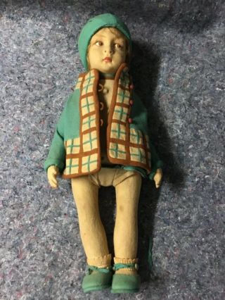 Early Lenci Felt Doll - 110/56