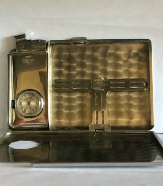Vintage lighter Leigneur Very rare cigarette case with a cigarette lighter. 6