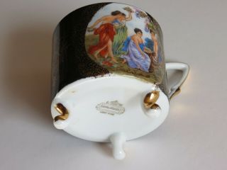 Vintage LM Royal Halsey Very Fine Footed Maidens/Nude Tea Cup And Saucer 2