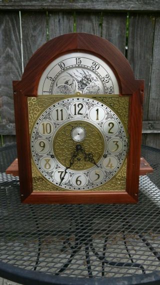 German Vintage Tall Case Clock Movement 9 Tubular Bell Chimes Parts/ Project