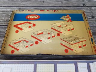 LEGO RARE VINTAGE BOX 310 ESSO SERVICE STAION 50 ' S 60 ' S 1:87 SYSTEM ALT MURSTEN 3