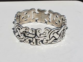 Vintage Ata Taxco Mexico Sterling Silver Bracelet - Spratling " Fertility " Design