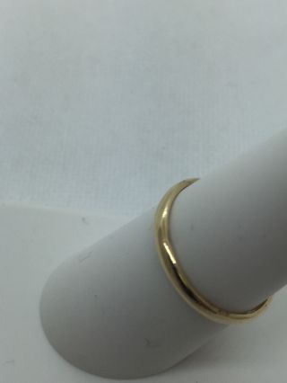 Vintage 14k Solid Gold Wedding Band Ring 2