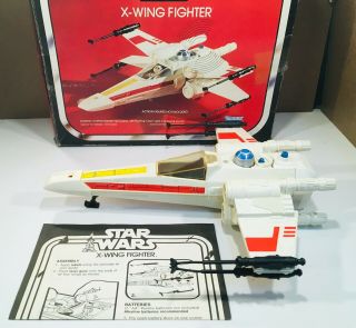 Vintage 1980 Kenner Star Wars Esb Empire Strikes Back X - Wing & Instruct