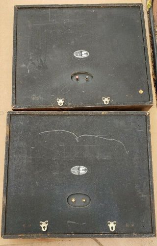 Vintage JBL L54 Trimline Speaker Cabinets & Grills for LE8 PR8 Pair FOR Repair 9