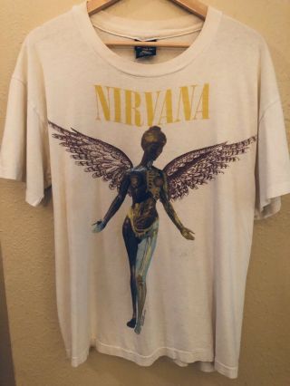 Vintage Nirvana In Utero Shirt Giant Brand