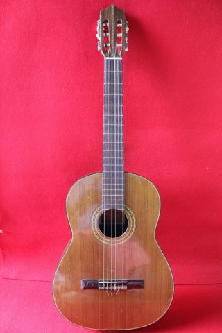 Vintage 1960s Hashimoto Kazuo (maruha) Classical Acoustic Guitar No.  235 Mijapan