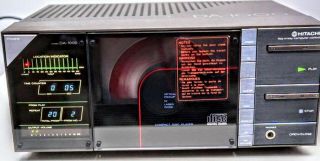 Hitachi Da - 1000 Cd Player - Vintage First Generation Unit In