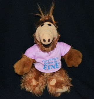 Alf Plush Everything Is Goona Be Fine Vintage 1988 Alien Productions 35cm