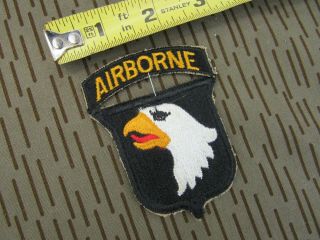 Orig Ww2 101st Airborne Screaming Eagle Shoulder Patch